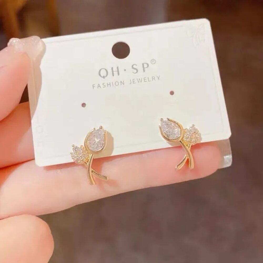 Gold and Silver Women's Earrings